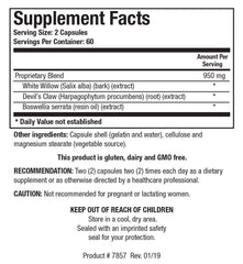 Biotics Research Bio Allay label emphasizing quality and USA manufacturing
