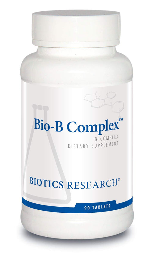 BIOTICS RESEARCH Bio-B Complex bottle for daily energy support.