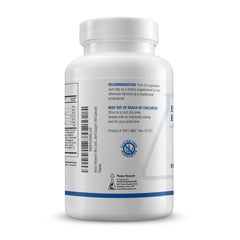 Front label featuring SOD and catalase enzymes for antioxidant support