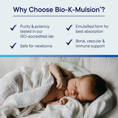 Biotics Research Bio K Mulsion label closeup highlighting formulation