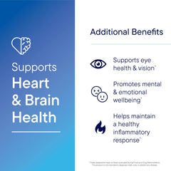 Biotics Research Biomega-1000 omega-3 capsules showcase high EPA and DHA content.