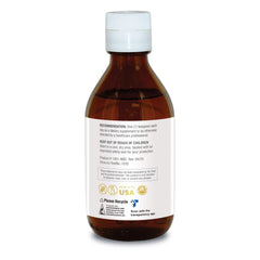 Biomega-3 Liquid label close-up showing ingredients and purity.