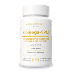Biotics Research Biomega-SPM bottle front showing joint support potential