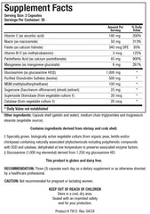 Biotics Research ChondroSamine Plus capsules close-up showing dosage