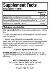 Biotics Research Cytozyme-AD label closeup highlights product quality.
