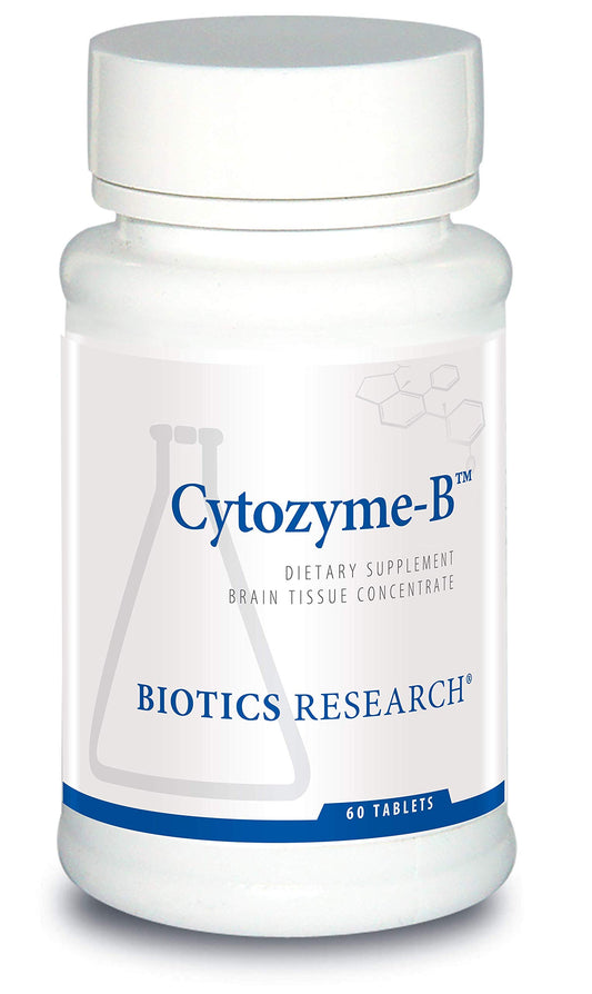 Biotics Research Cytozyme-B brain health focus supports cognitive wellness.