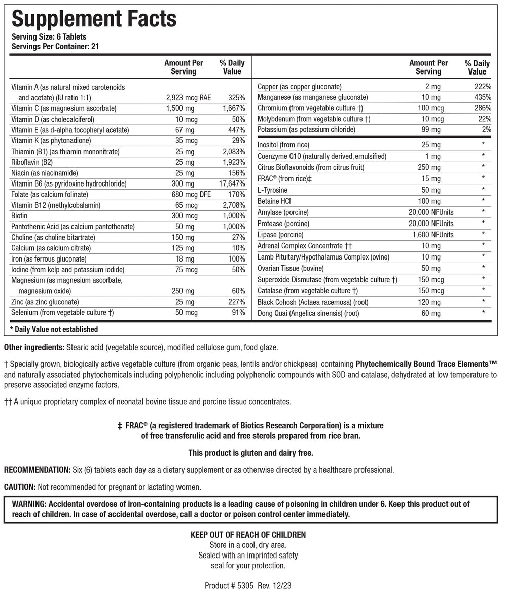 Equi-Fem label close-up highlights the high-dose nutrients designed for women's needs