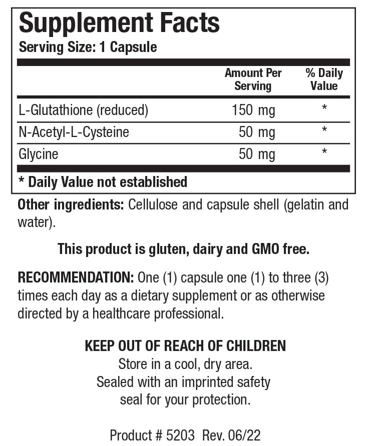 Biotics Research GSH Plus capsules closeup for daily supplementation