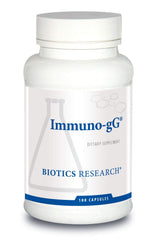 BIOTICS RESEARCH Immuno-gG bottle with capsules for immune support