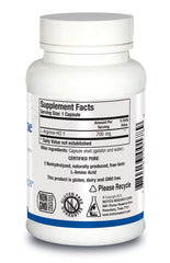 Biotics Research L-Arginine capsules closeup highlighting convenient daily use