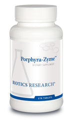 BIOTICS RESEARCH Porphyra-Zyme bottle for gentle detox support and antioxidant protection.