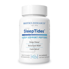 BIOTICS RESEARCH SleepTides capsules for plant-based sleep support and deeper rest