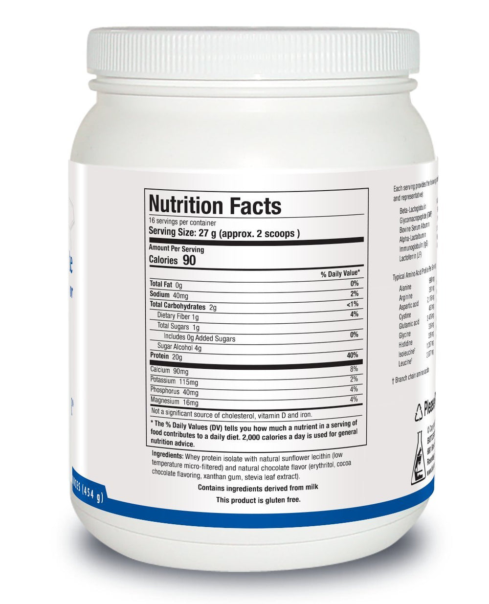 Biotics Research Whey Protein Isolate scoop ready for a quick shake post-workout
