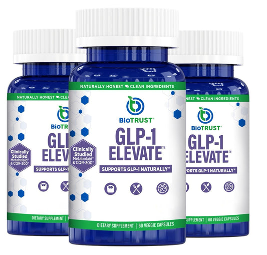BioTrust GLP-1 Elevate bottle supports daily appetite control