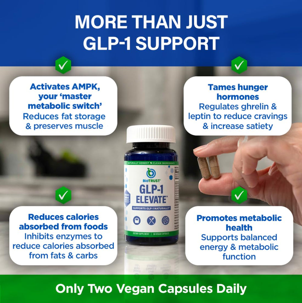 BioTrust GLP-1 Elevate label inspection highlights purity and third-party testing