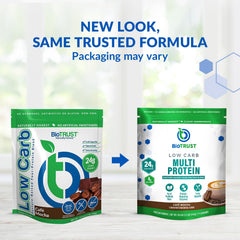 BioTrust Low Carb Protein shake being mixed for a quick post-workout drink