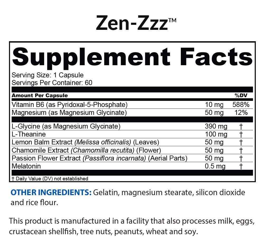 BioTRUST Zen-Zzz pills inside view suggest easy nightly use.