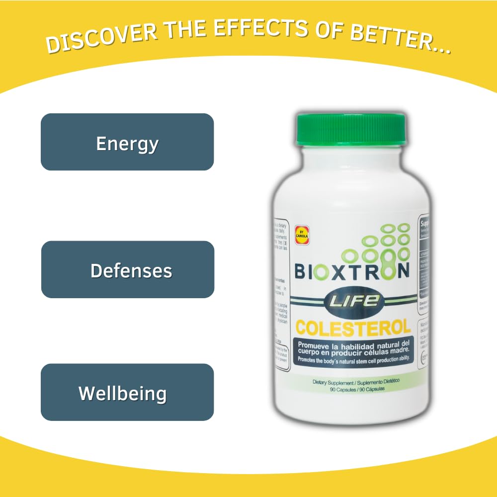 Bioxtron Life capsules shown for daily use in a wellness routine.