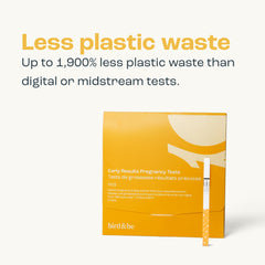 Bird&Be eco-friendly conjugate minimizes waste in home testing.