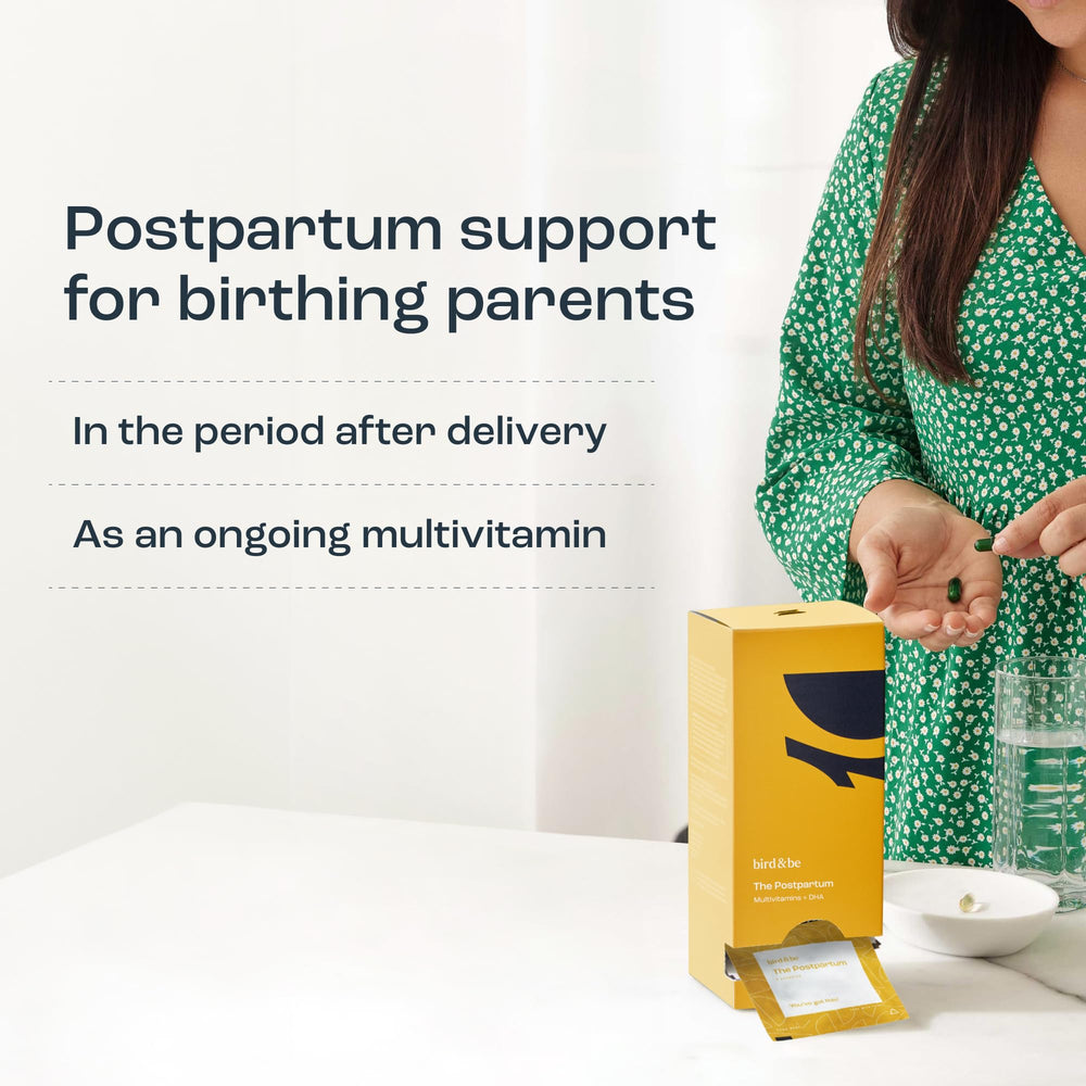 bird&be Postpartum daily pack ready-to-take for a simple routine.
