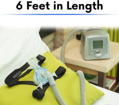 BISTRAS tubing compatibility scene with multiple CPAP devices and masks