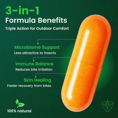 BITESHIELD plant-based ingredients label highlights clean, GMO-free formulation.