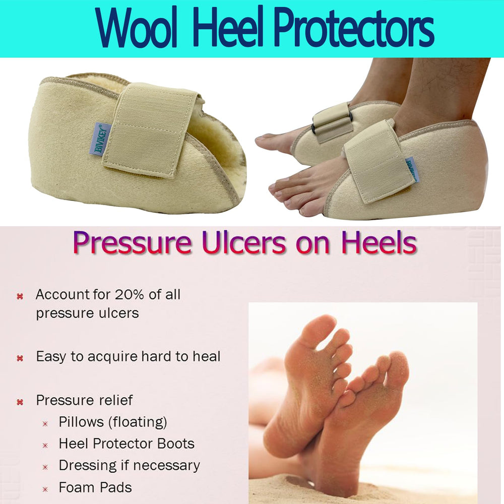 BIVIKEY pressure sore boot fits beds and wheelchairs for versatile use.