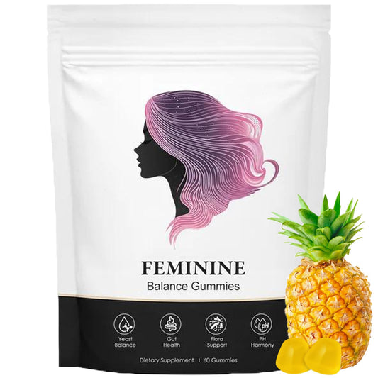 BIWQTY Feminine Balance Gummies bottle ready for daily pineapple probiotic support