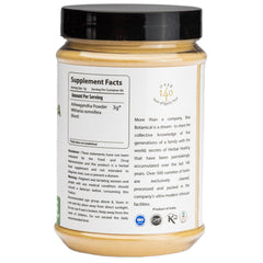 Open pack of Bixa Botanical Ashwagandha root powder ready for use
