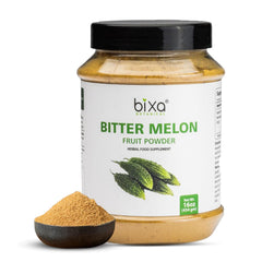 Bixa Botanical Bitter Melon Powder 1lb bag front, ideal for culinary exploration.