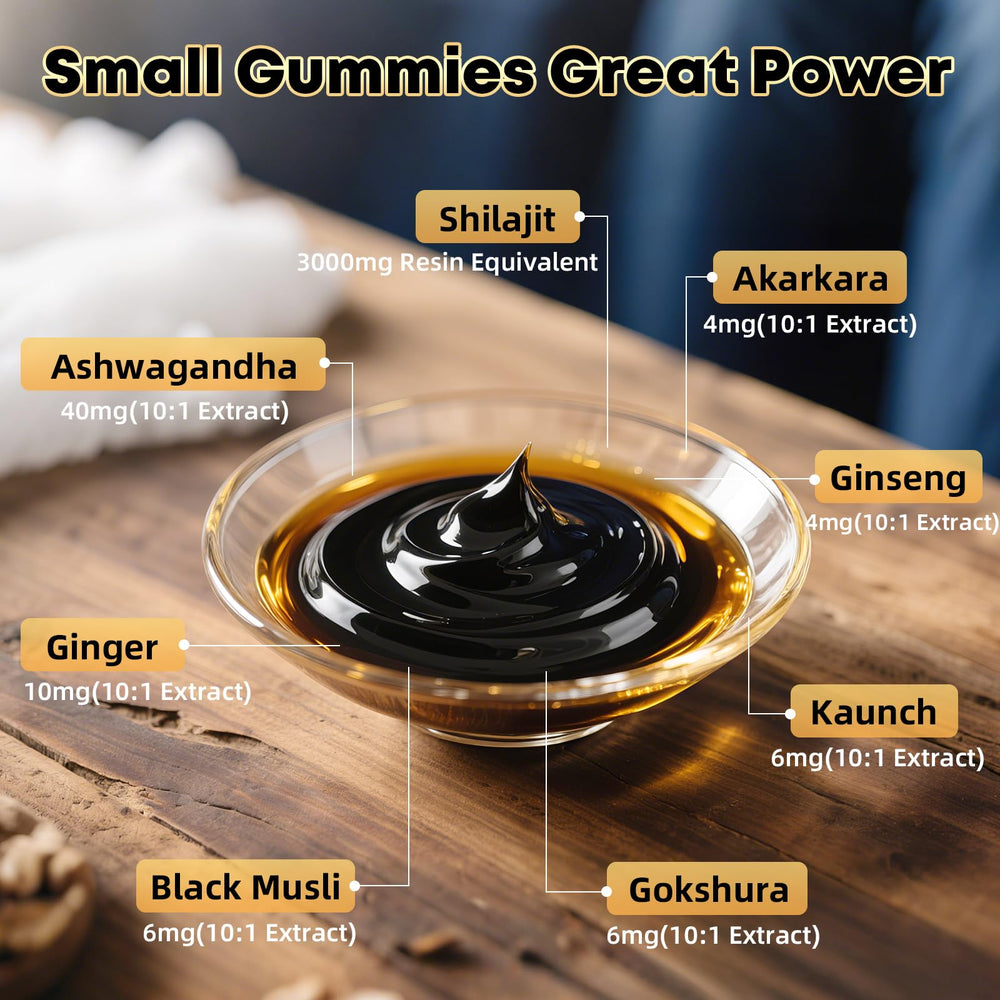 BIYODE 3,000mg Shilajit resin highlights nutrient-rich daily routine
