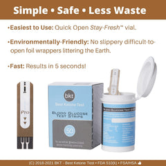 TD-4279 bottle with pop-top lid for fast, simple testing