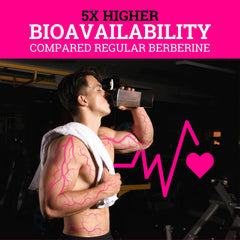 Black Forest Berberine DHB ingredients label highlights key components
