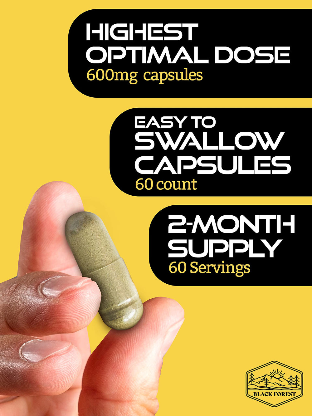 Refill-ready packaging illustrating long supply.