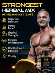 Max purity Tongkat Ali bottle designed for workouts.