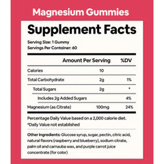 Close-up of Black Girl Vitamins magnesium gummies highlighting berry flavor and texture.