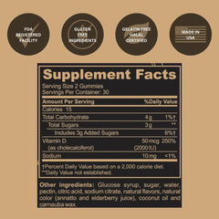 Label highlights vegan-friendly formula and clean ingredients from Black Girl Vitamins.