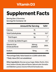 Black Girl Vitamins Vitamin D3 Gummies label packaging highlights vegan, gluten-free formula