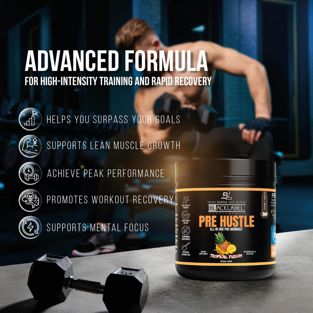BLACKLABEL PRE Hustle V3 ideal for athletes during training sessions.