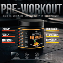 BLACKLABEL PRE Hustle V3 creatine boost supports high-intensity performance bursts.