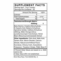 Mixed drink view of BLACKMARKET Bulk Pre Workout illustrates ready-to-use energy boost