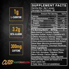 BLACKMARKET CUTS Watermelon powder shaker blends powder for workouts