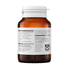 Close-up of Blackmores Macu-Vision Plus label highlighting eye nutrients