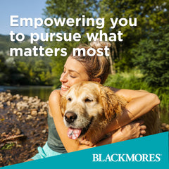 Blackmores Probiotics+ Daily Health travel-friendly bottle for on-the-go use.