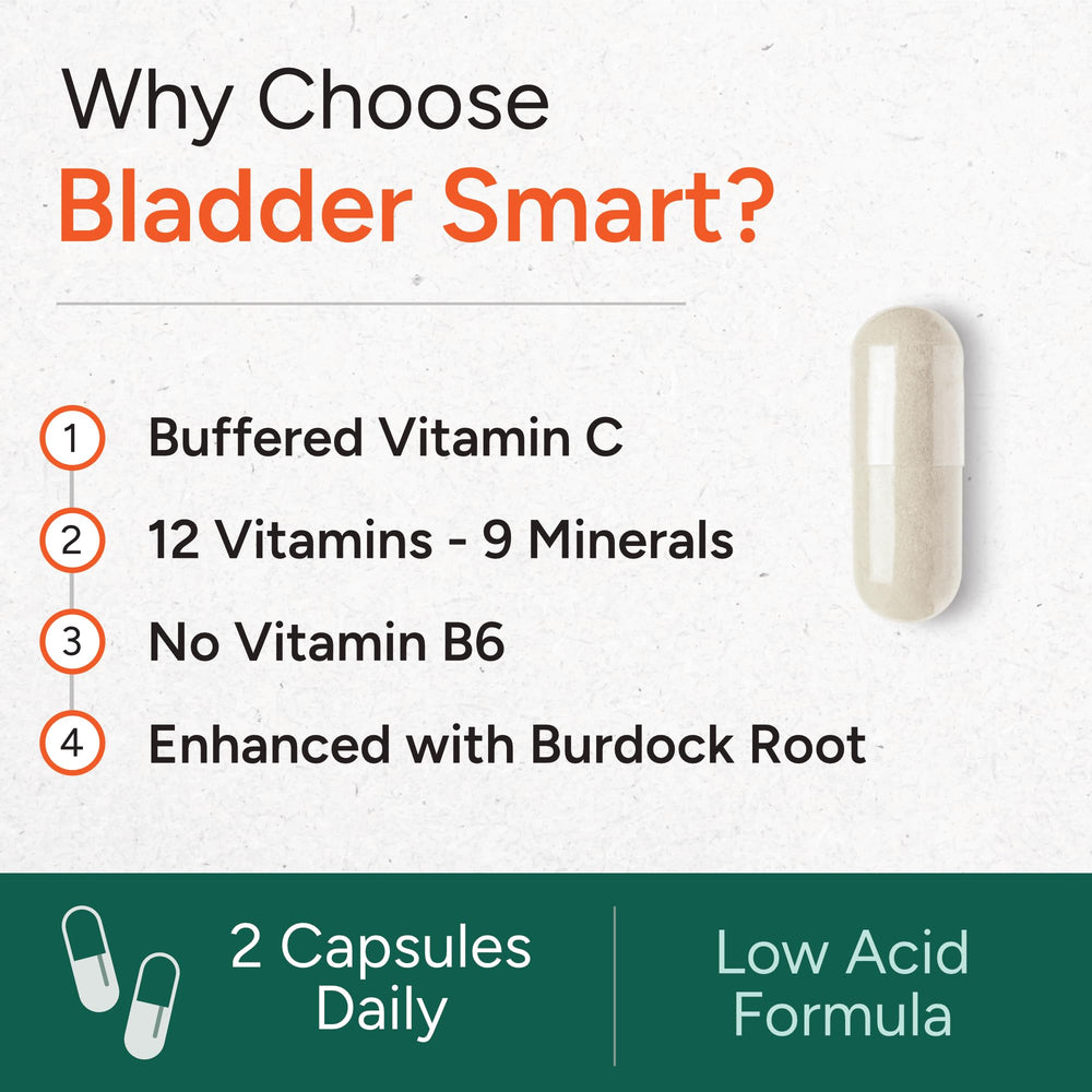 BLADDER SMART burdock root ingredient for added daily wellness