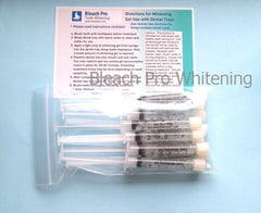 Demonstration of Bleach Pro gel application for at-home whitening
