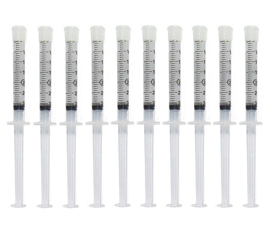 Bleach Pro Whitening gel syringe 3ml packaging front view for at-home use