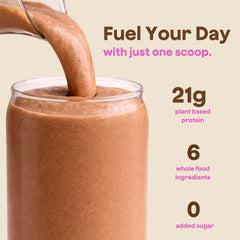 Cocoa dust signals natural chocolate flavor without added sugar
