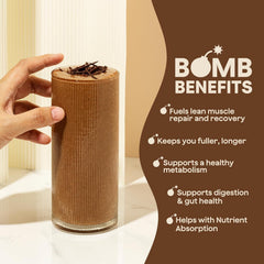 Allergen-free dairy-free gluten-free formula from Blender Bombs Plant Protein