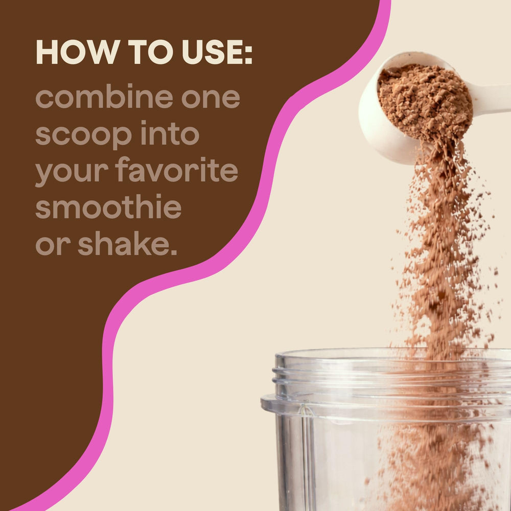 Shaker with chocolate Bomb Plant Protein shake ready for a workout